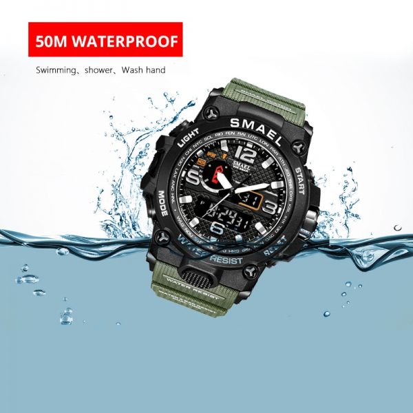 Men Military Watch 50m Waterproof Wristwatch 5